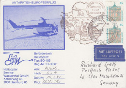 Germany FS Polarstern Heli Flight From Polarstern To Georg Von Neumayer  "14.1.1992 (TO150A) - Polar Flights