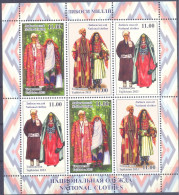 2023. Tajikistan, National Clothes, Sheetlet Perforated, Mint/** - Tagikistan