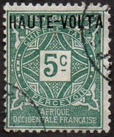 Haute Volta Obl. N° Taxe  1  - Ornements Le 5c Vert - Used Stamps