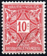 Haute Volta Obl. N° Taxe 12 - Ornements Le 10c Ose - Used Stamps