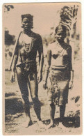 ASIE ANNAM EN 1942 ANCIENNE VERITABLE PHOTO ETHNIE COUPLE MOÏ RETOUR TRAVAIL BRACELET MNONG VIÊT NAM PROTECTORAT CHINOIS - Asia