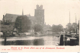 Dordrecht Gezicht Op De Groote Kerk Van Af De Blauwpoort Schalekamp Schepen RY57925 - Dordrecht