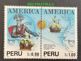 OTEM480, PERU, UPAEP, 1991, 991/92 - Emissions Communes