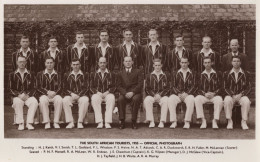 South African Tourists Cricket Club 1955 Vintage Real Photo Postcard - Críquet