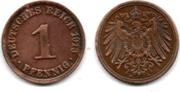 MA 24219 / Allemagne - Deutschland - Germany 1 Pfennig 1913 A TTB+ - 1 Pfennig