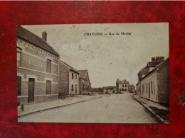 Carte CHAULNES RUE DU MOULIN - Chaulnes