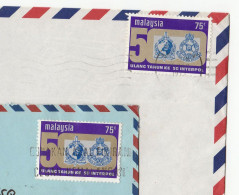 POLICE  - Malaysia INTERPOL Stamps COVERS - Policia – Guardia Civil