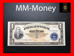 PHILIPPINES  1 Peso  1944  P. 94  *overprint VICTORY Only On Back*   *scarce*    AUNC - Philippines