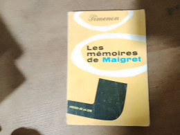 129 // LES MEMOIRES DE MAIGRET / SIMENON - Simenon