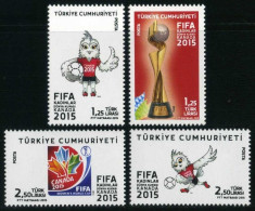 Türkiye 2015 Mi 4186-4189 MNH FIFA Women's World Cup Canada - Nuevos