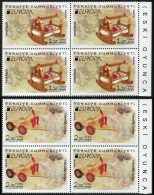 Türkiye 2015 Mi 4176-4177 MNH Europa, Old Toys, Children, Doll, Cradle, Old Wooden Crib, Family, CEPT [Block Of 4] - 2015