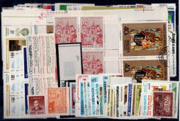 LOT OF 220 STAMPS MINT+USED +16 BLOCKS MI- 86 EURO VF!! - Collections (sans Albums)