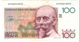 Belgium 100 Francs (Frank) 1978 (1986) VF "Genie-Godeaux" - 100 Francos
