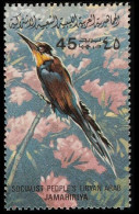 European Bee-eater (Merops Apiaster) Birds, Libya 1982 MNH - Pics & Grimpeurs