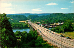 Tennessee Chattanooga The New Freeway And Ogliati Bridge Over The Tennessee River - Chattanooga