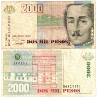 Colombia 2000 Pesos 1999 VF - Colombie