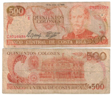 Costa Rica 500 Colones 1989 F - Costa Rica