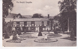 AK Plas Newydd Llangollen, 1913, Gelaufen Ansichtskarte Wales Denbigshire - Denbighshire