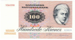 Denmark 100 Kroner 1986 AUNC "Thomasen/Billestrup" - Danemark