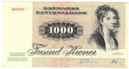 Denmark 1000 Kroner 1992 VF/EF "Thomasen/Herly" - Dinamarca