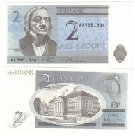 Estonia 2 Krooni 1992 AUNC "AA" - Estland