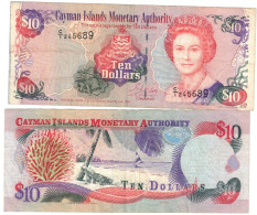 Cayman Islands 10 Dollars 1998 VF - Kaimaninseln