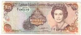 Cayman Islands 25 Dollars 1991 F - Iles Cayman