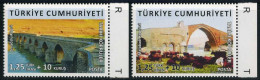 Türkiye 2015 Mi 4167-4168 MNH Historical Bridges: Malabadi Bridge & On Gözlü Bridge - Nuevos