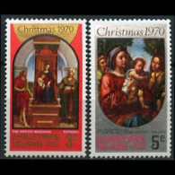 CHRISTMAS IS. 1970 - Scott# 35-6 Christmas Set Of 2 MNH - Christmas Island