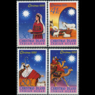 CHRISTMAS IS. 1989 - Scott# 242-5 Christmas Set Of 4 MNH - Christmas Island