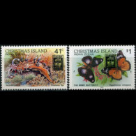 CHRISTMAS IS. 1989 - #246-7 Stampshow Opt. Set Of 2 LH - Christmas Island