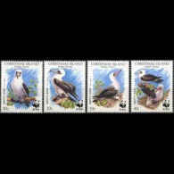 CHRISTMAS IS. 1990 - Scott# 270-3 WWF-Boobies Set Of 4 MNH - Christmas Island