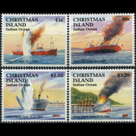 CHRISTMAS IS. 1992 - #343-6 Sinking Ships Set Of 4 MNH - Christmas Island