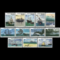 COCOS IS. 1976 - Scott# 20-31 Historic Ships Set Of 12 MNH - Cocos (Keeling) Islands