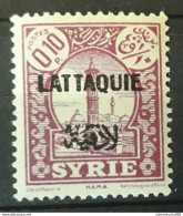 Lattaquie, Latakia ,1930 Post Set :0.1 Pi.,  , MH * - Unused Stamps
