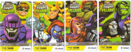Indosat, Marvel Superhero Villains Puzzle, RRR Used - Indonésie