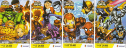 Indosat, Marvel Superhero Heroes, Puzzle RRR Used - Indonesia