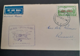 30 April 1932Auckland -North Auckland And Return Survey Flight.Auckland -Russell Leg. - Lettres & Documents