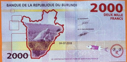 Burundi 2000 Francs 2018 Pick 52 UNC - Burundi