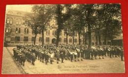 JEMAPPES  -  Institut St Ferdinand -  Gymnastique D'ensemble  - Salut Au Drapeau - Mons