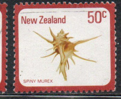NEW ZEALAND NUOVA ZELANDA 1978 SHELLS SPINY MUREX POIRIERIA ZELANDICA 50c USED USATO OBLITERE' - Gebruikt