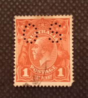 AUSTRALIE 1918 King George V - Different Watermark – 1P Oblitéré - Gebraucht