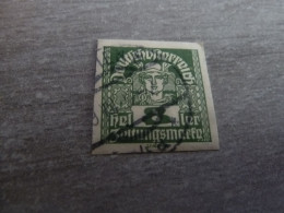 Deutscheofterreich - Heller 8 - Zritungsmarfn - Vert-olive - Non Dentelé - Oblitéré - Année 1920 - - Steuermarken