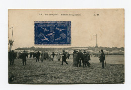 !!! CPA DU CIRCUIT EUROPEEN DE JUILLET 1911 AVEC VIGNETTE SPECIALE - Aviation