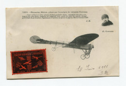 !!! CPA DU CIRCUIT EUROPEEN DE JUILLET 1911 AVEC VIGNETTE SPECIALE - Aviación