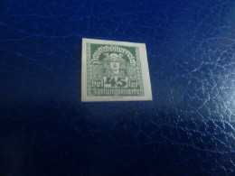 Deutscheofterreich - Heller 45 - Zritungsmarfn - Vert - Non Dentelé - Non Oblitéré - Année 1920 - - Revenue Stamps