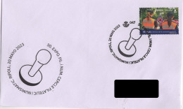 SPAIN. POSTMARK. 50 PHILATELIC AND NUMISMATIC EXHIBITION IN RIPOLL. 2023 - Franking Machines (EMA)