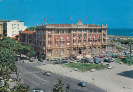 CARTOLINA  CESENATICO,CESENA,EMILIA ROMAGNA-GRAND HOTEL-MARE,SOLE,SPIAGGIA,VACANZA,BARCHE A VELA,VIAGGIATA 1974 - Cesena