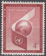 UNITED NATIONS-NY   SCOTT NO C5   MNH    YEAR  1951 - Aéreo