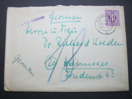 1947 , Brief Aus Flenburg Mit NACHGEBÜHREN - Covers & Documents